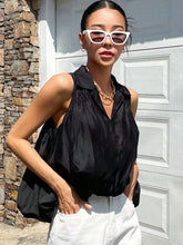 Solid Sleeveless Blouse